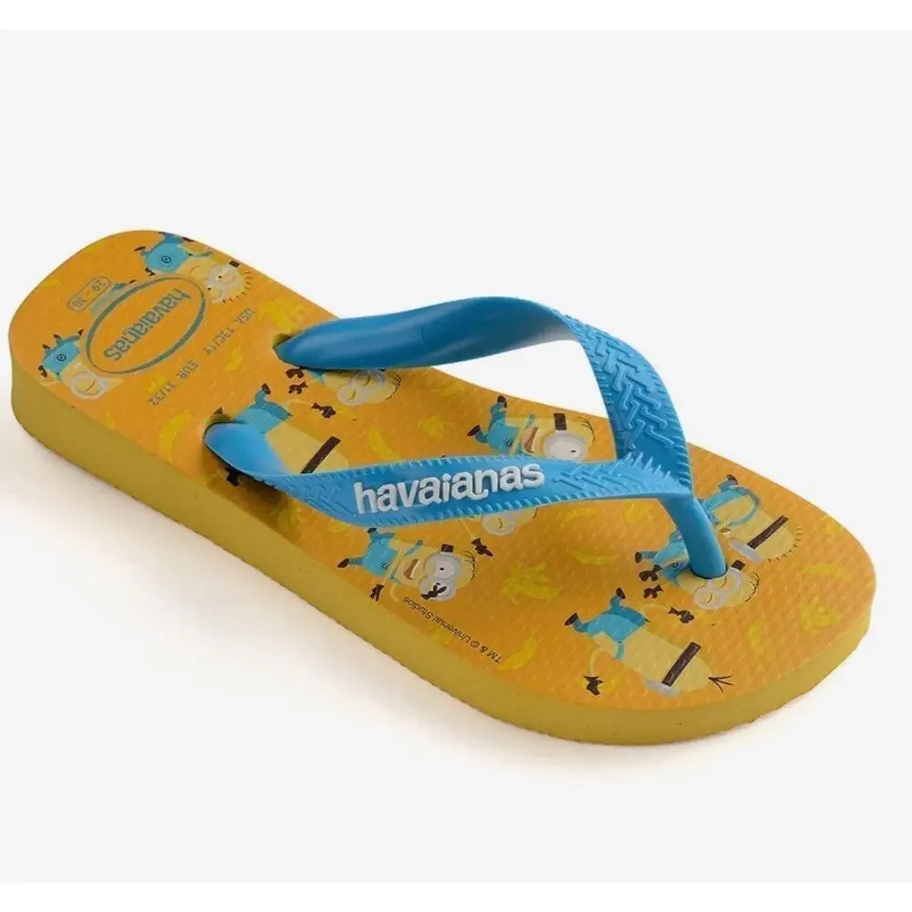 NWT❤️Havaianas Boys/Girls kids Minions Sliper sz11